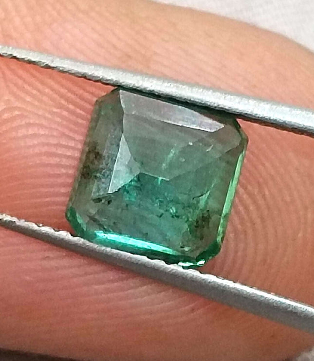 1.38ct Natural Zambian Emerald GSI Certified