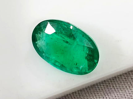 Swat Emerald 3.60ct Vivid Deep Green Natural Oval Cut Loose Gemstone