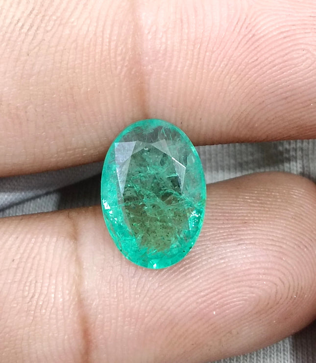 4.52ct Certified Natural Zambian Emerald