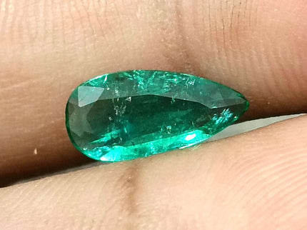 Certified 1.50ct Zambian Natural Emerald Stone