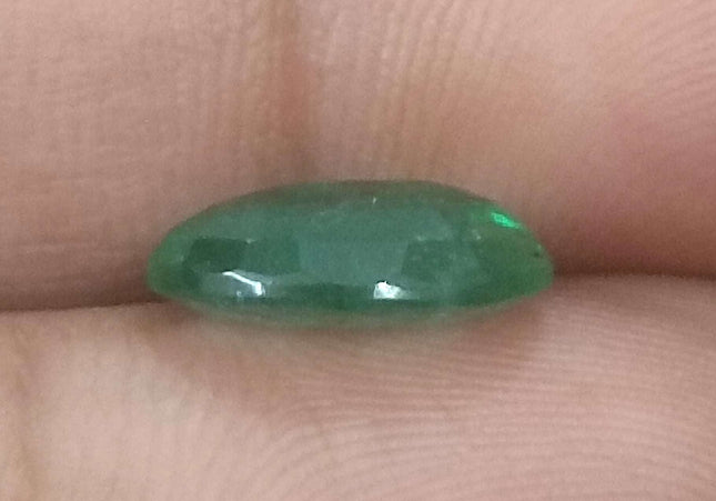 2.65ct GSI USA Certified Medium Green Zambian Emerald