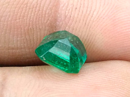 Zambian Emerald 3.13ct Certified Natural Medium Green Octagon Cut Loose Gemstone