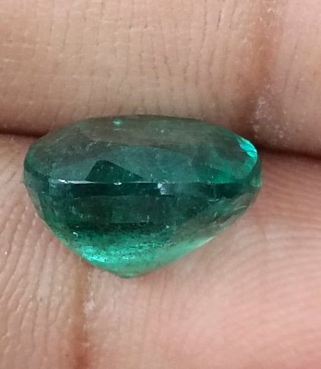 Zambian Emerald 5.50ct Natural Cushion Cut loose Gemstone