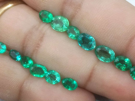 8.40ct Zambian Natural Emerald Parcel