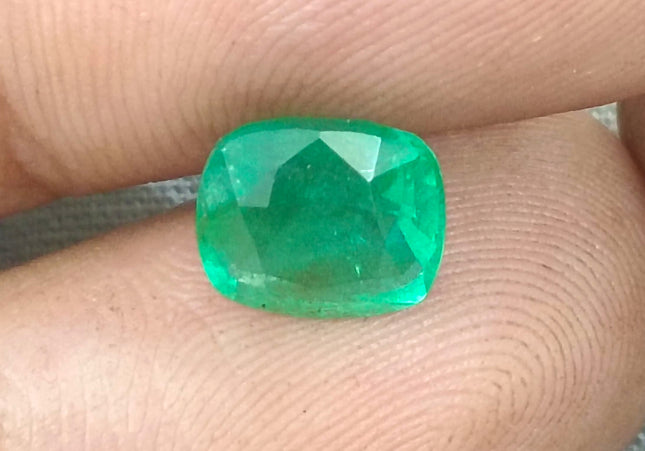 GSI Certified 2.32ct Neon Green Ethiopian Emerald, Natural Gemstone
