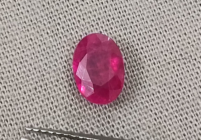 GSI Certified 1.07ct Pigeon Blood Red Ruby, Untreated