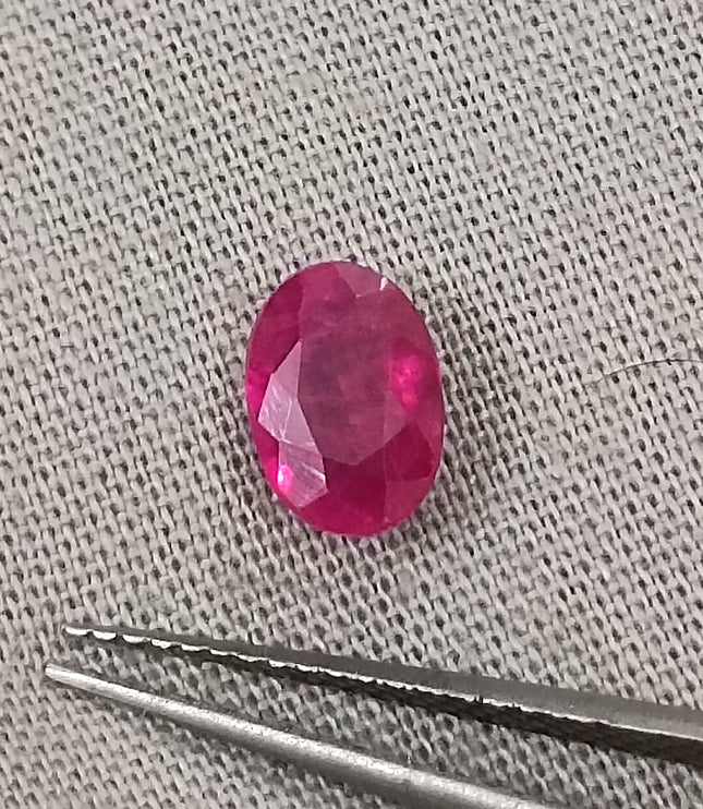 GSI Certified 1.07ct Pigeon Blood Red Ruby, Untreated