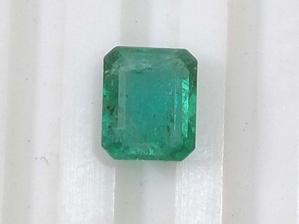 Certified 1.15ct Natural Zambian Emerald Stone.