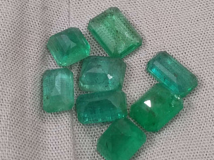 13.63ct Natural Zambian Emerald Parcel Earth Mined Loose Gemstones