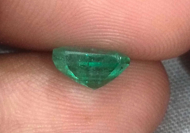 2.03ct GSI USA Certified Pastel Green Zambian Emerald Minor Oiled Loose Gemstone