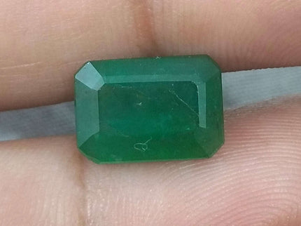 Zambian Emerald 5.29ct Natural Deep Green stone