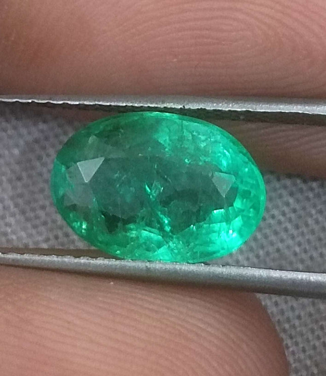 2.57ct Certified Natural Zambian Emerald