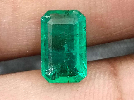 1.92ct Certified Panjshir Emerald, Medium Green Loose Gemstone