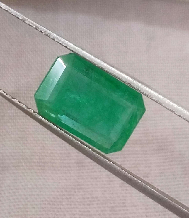2.87ct Certified Zambian Natural Emerald Stone