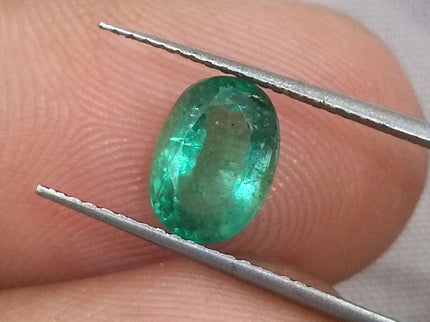 1.38ct Certified Zambian Natural Emerald.