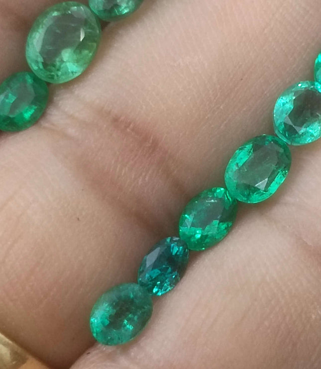 8.40ct Zambian Natural Emerald Parcel