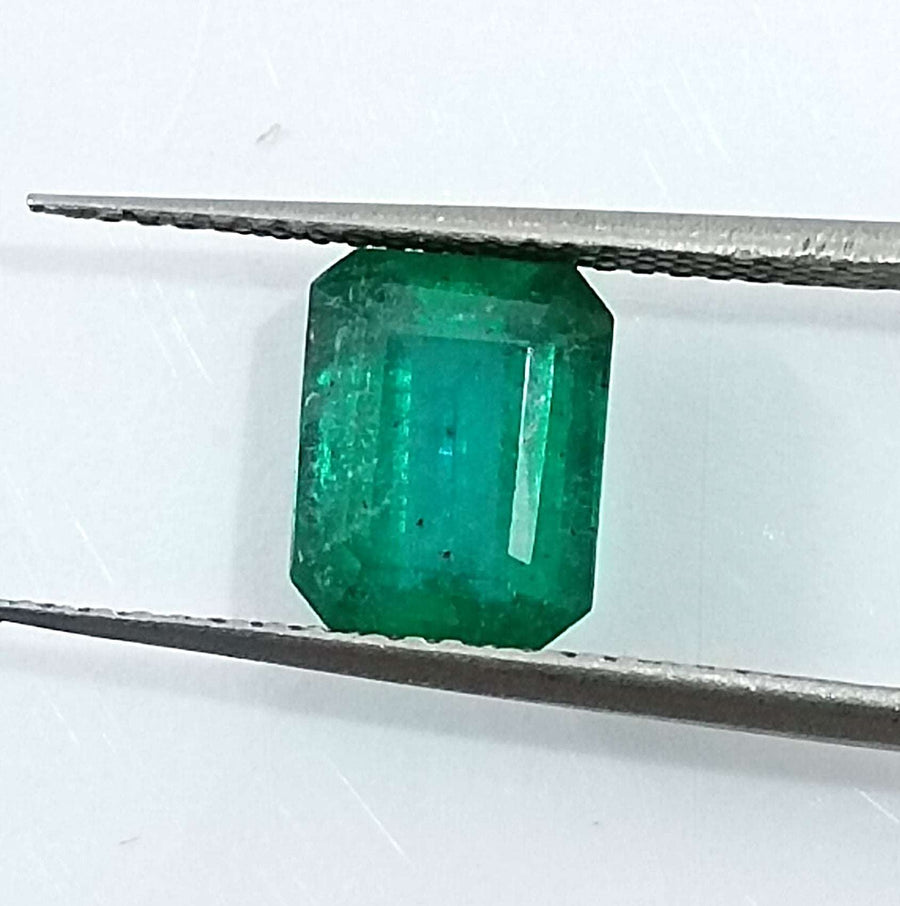 Certified 1.87ct Natural Zambian Emerald Stone