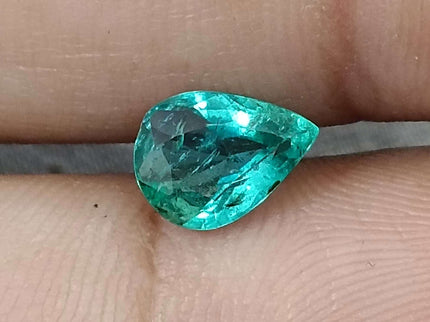 Certified 1.15ct Zambian Natural Emerald