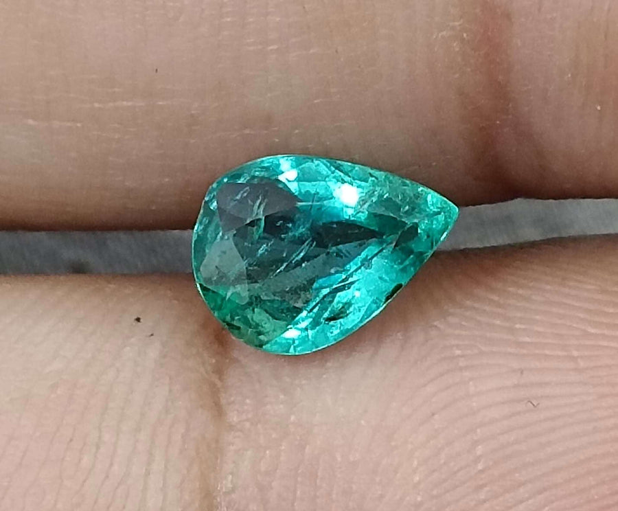 Certified 1.15ct Zambian Natural Emerald