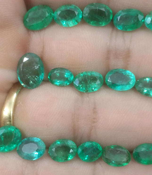 24.31ct Zambian Natural Emerald Parcel.