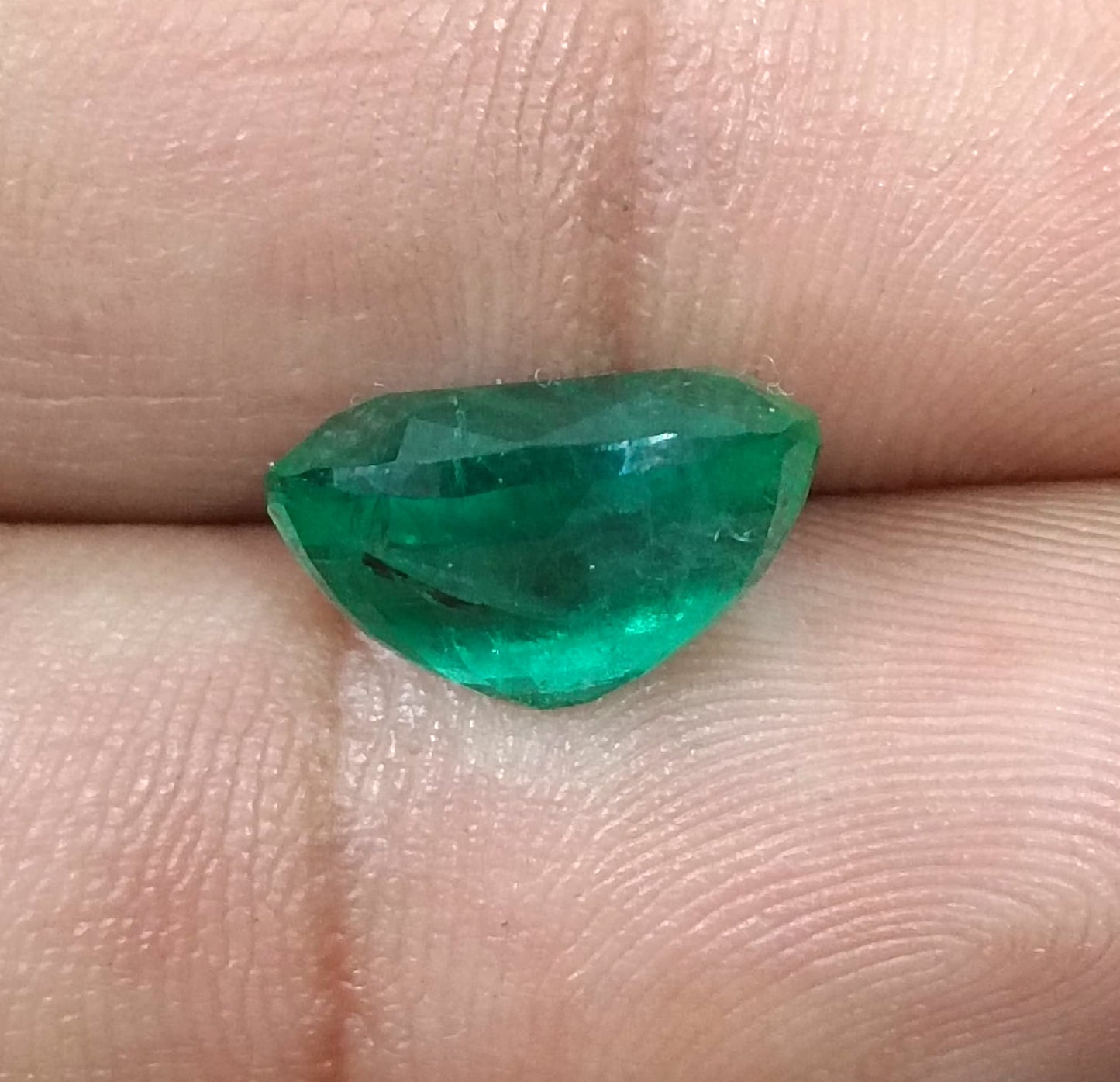 5.49ct Alpine Green Emerald, Natural Gemstone - SMSGEMS 