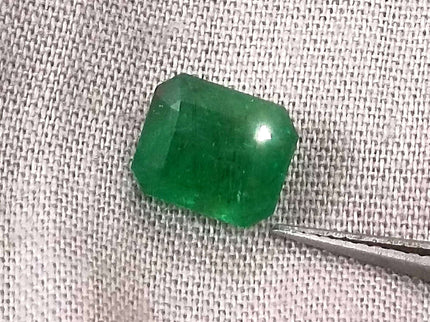 Certified 2.09ct Zambian Natural Emerald.