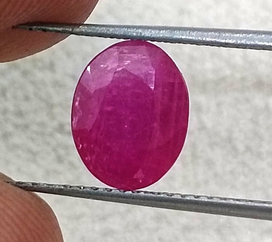 Mozambique Ruby 2.07ct Certified Natural Untreated Gemstone