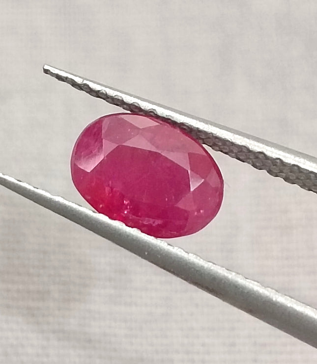 Mozambique Ruby 1.02ct Blood Red Natural untreated Gemstone