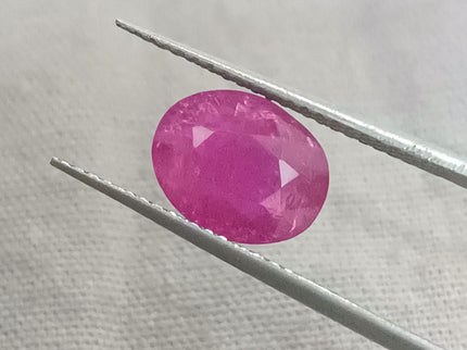 GSI Certified 2.23ct Mozambique Ruby, Natural untreated Gemstone