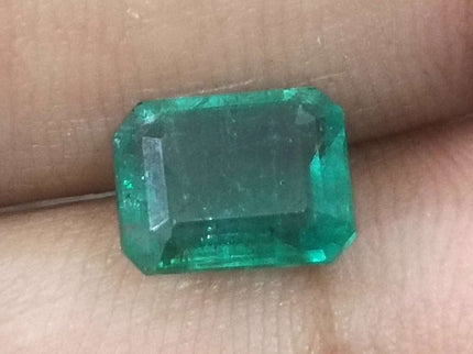 Zambian Emerald 2.76ct Certified Natural Deep Green Loose Gemstone