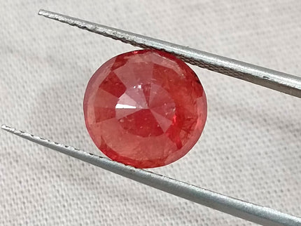 Burmese Ruby 5.00ct Certified Pigeon Blood Red Round Cut Unheated Loose Gemstone
