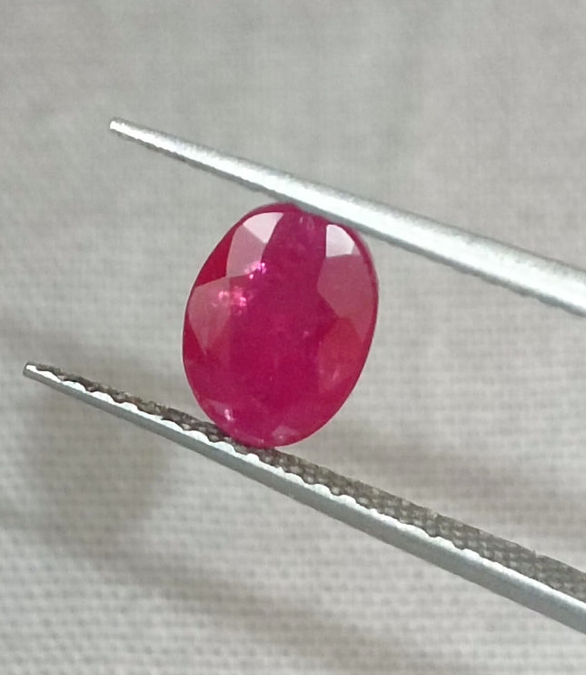 Mozambique Ruby 1.02ct Blood Red Natural untreated Gemstone