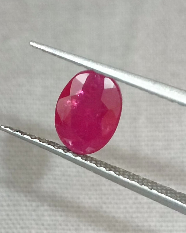 GSI Certified 1.02ct Blood Red Mozambique Ruby, Natural untreated Gemstone