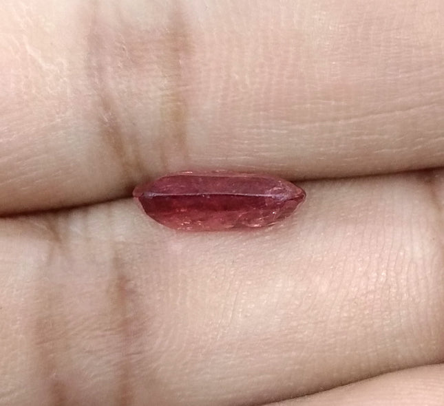 2.96ct Unheated Mozambique Ruby Rasberry Red SGL Certified Cushion Cut Loose Gemstone