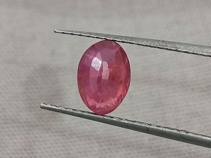Certified 0.99ct Untreated Natural Pigeon Blood Red Ruby.