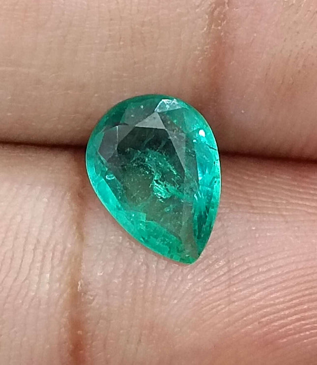 GSI Certified 1.65ct Zambian Natural Emerald