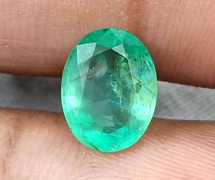 Panjshir Emerald 2.60ct Certified Natural Sea Green Stone