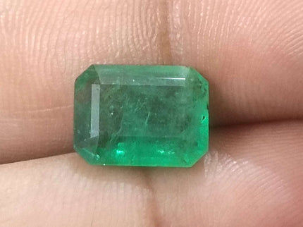 3.94ct Certified Zambian Natural Emerald Stone