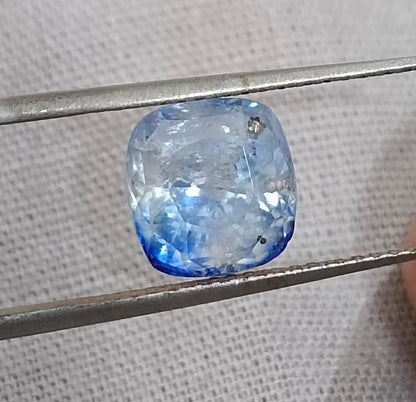 GSI Certified 3.58ct Blue Ceylon Sapphire, 100% Natural untreated Gemstone