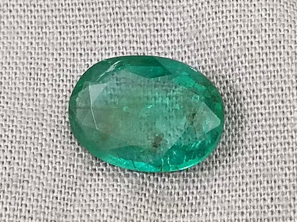 Certified 3.40ct Zambian Emerald