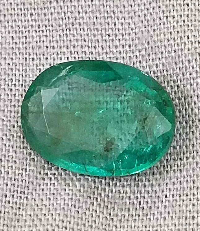 Certified 3.40ct Zambian Emerald