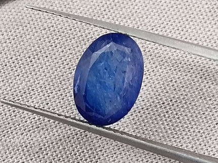 Royal Blue Sapphire 4.01ct Natural Oval Cut Loose Gemstone