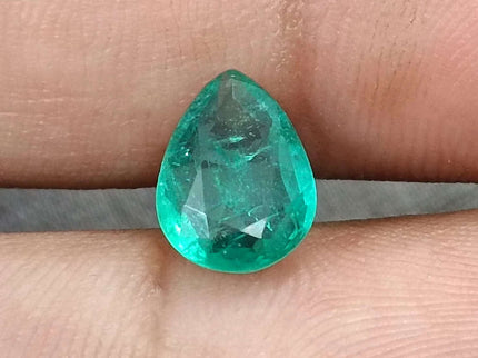 GSI Certified 1.65ct Zambian Natural Emerald