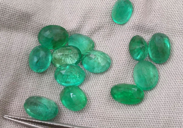16.18ct Natural Zambian Emerald Parcel Earth Mined Loose Gemstones