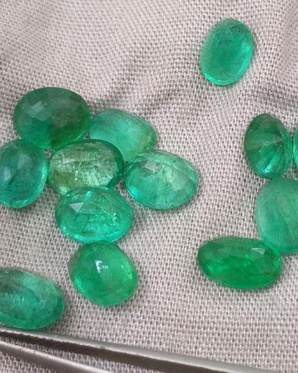 16.18ct Natural Zambian Emerald Parcel Earth Mined Loose Gemstones