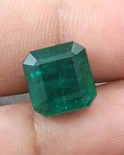 8.50ct Deep Green Natural Emerald, Earth Mined Loose Gemstone