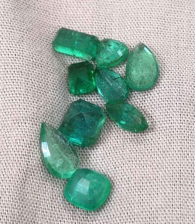 9.00ct Natural Zambian Emerald Parcel.