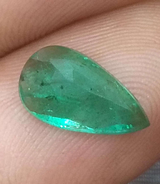 2.08ct Certified Zambian Natural Emerald Stone