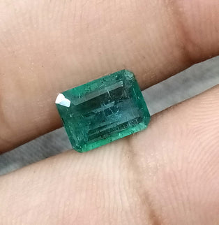 Natural Emerald 2.14ct Medium Green SGL Certified Octagon Cut Gemstone