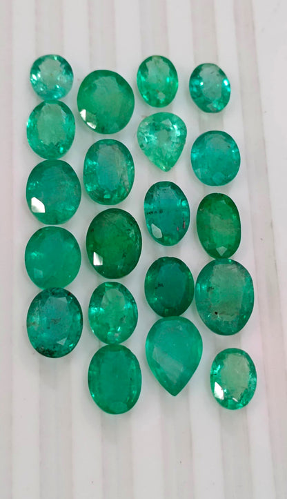 21.66ct Emerald Parcel, 100% Natural Emeralds